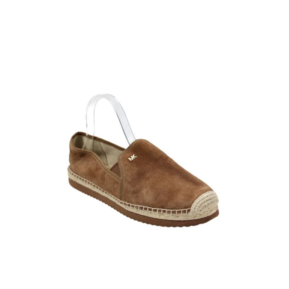 Michael Michael Kors Womens Suede Espadrille Flats Brown Size 10 Medium